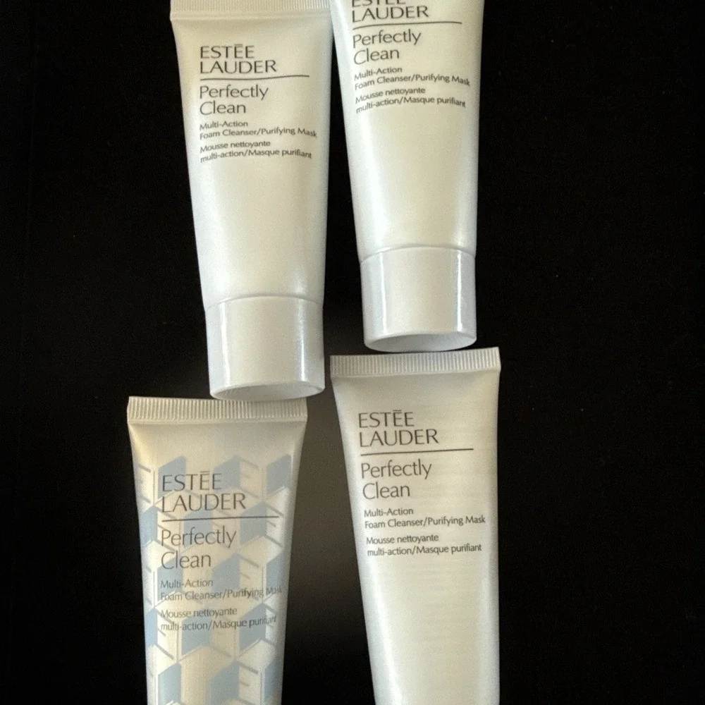4 Estee Lauder Perfectly Clean multi-action Foam Cleanser 1 oz (4778)